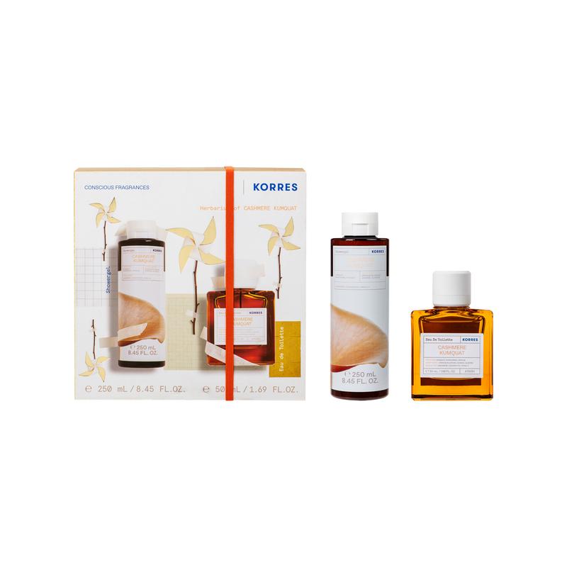 KORRES - PROMO PACK CASHMERE KUMQUAT Eau de Toilette - 50ml & Αφρόλουτρο - 250ml